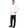 imageChef Works Mens Le Mans Chef CoatWhite
