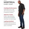 imageChef Works Mens Montreal Cool Vent Chef CoatBlack