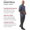 imageChef Works Mens Montreal Cool Vent Chef CoatBlue