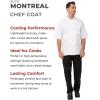 imageChef Works Mens Montreal Cool Vent Chef CoatWhite