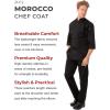 imageChef Works Mens Morocco Chef CoatBlack