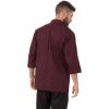 imageChef Works Mens Morocco Chef CoatMerlot