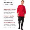 imageChef Works Mens Morocco Chef CoatRed