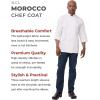 imageChef Works Mens Morocco Chef CoatWhite