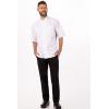imageChef Works Mens Valais VSeries Chef CoatWhite W Grey Contrast