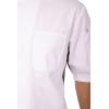 imageChef Works Mens Valais VSeries Chef CoatWhite W Grey Contrast