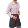 imageChef Works Unisex Berkeley Half Bistro ApronIndigo Blue