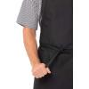 imageChef Works Unisex CrossBack Bib ApronBlack