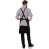 imageChef Works Unisex CrossBack Bib ApronBlack