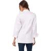 imageChef Works Unisex Elyse Premium Cotton Chef CoatWhite