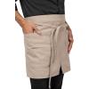 imageChef Works Unisex Logan Half Bistro ApronKhaki
