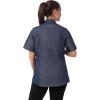 imageChef Works Womens Detroit Denim ShirtIndigo Blue
