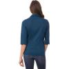 imageChef Works Womens Finesse Short Sleeve ShirtBlue
