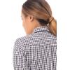 imageChef Works Womens Gingham Dress ShirtBlack  White Check