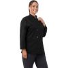 imageChef Works Womens Le Mans Chef CoatBlack