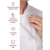 imageChef Works Womens Le Mans Chef CoatWhite