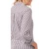 imageChef Works Womens Modern Gingham Long Sleeve Dress ShirtChocolate