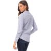 imageChef Works Womens Modern Gingham Long Sleeve Dress ShirtStrong Blue