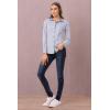 imageChef Works Womens Modern Gingham Long Sleeve Dress ShirtStrong Blue