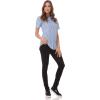 imageChef Works Womens Modern Gingham Short Sleeve Dress ShirtBlue
