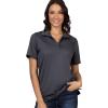 imageChef Works Womens Polo ShirtIron Grey