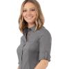 imageChef Works Womens Seville Shirt with Mesh PanelsGray