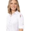 imageChef Works Womens Seville Shirt with Mesh PanelsWhite