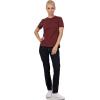 imageChef Works Womens Striped TShirtRed