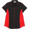 imageChef Works Womens Universal Cook ShirtBlack Red Mesh