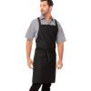 imageChef Works Unisex CrossBack Bib ApronBlack