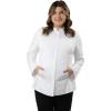 imageChef Works Womens Essential Maternity Chef CoatWhite