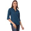 imageChef Works Womens Finesse Short Sleeve ShirtBlue