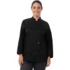 imageChef Works Womens Le Mans Chef CoatBlack