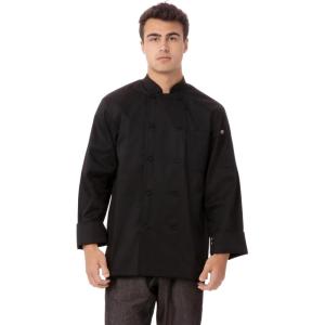 imageChef Works Mens Calgary Cool Vent Basic Chef CoatBlack