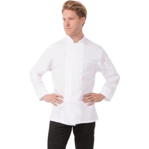 imageChef Works Mens Calgary Cool Vent Basic Chef CoatWhite