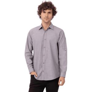 imageChef Works Mens Chambray ShirtGrey