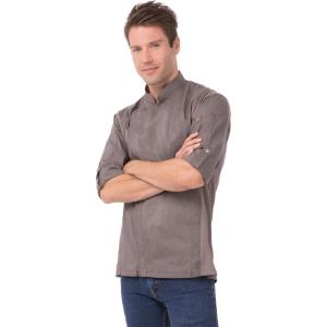 imageChef Works Mens Hartford Cool Vent Chef CoatGraphite Grey