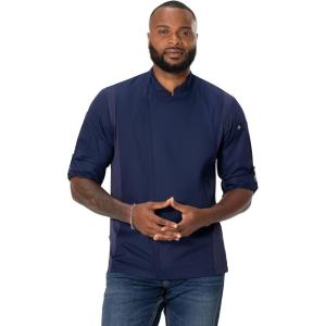 imageChef Works Mens Hartford Cool Vent Chef CoatNavy