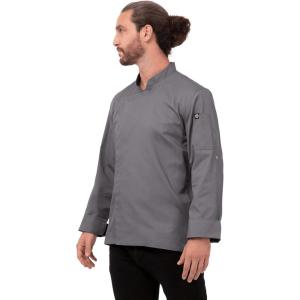 imageChef Works Mens Lansing Chef CoatGrey