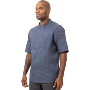 imageChef Works Mens Montreal Cool Vent Chef CoatBlue
