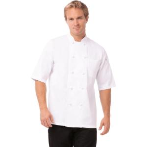 imageChef Works Mens Tivoli Chef CoatWhite