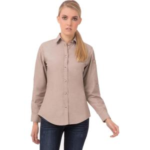 imageChef Works Womens Chambray ShirtEcru
