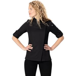 imageChef Works Womens Lansing Chef CoatBlack