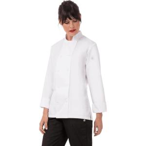 imageChef Works Womens Sofia Chef CoatWhite