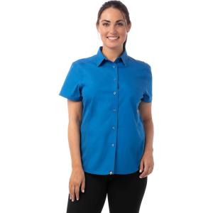 imageChef Works Womens Universal Cook ShirtBlue