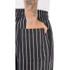 imageChef Works Mens Designer Baggy Chef PantsBlack W Chalk Stripe