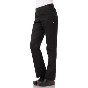 imageChef Works Womens Lightweight Slim Chef PantsBlack
