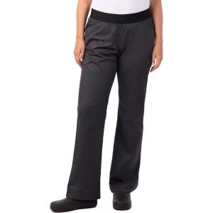 imageChef Works Womens Lightweight Slim Chef PantsCharcoal