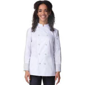 imageChef Works Womens Mojave Chef CoatWhite