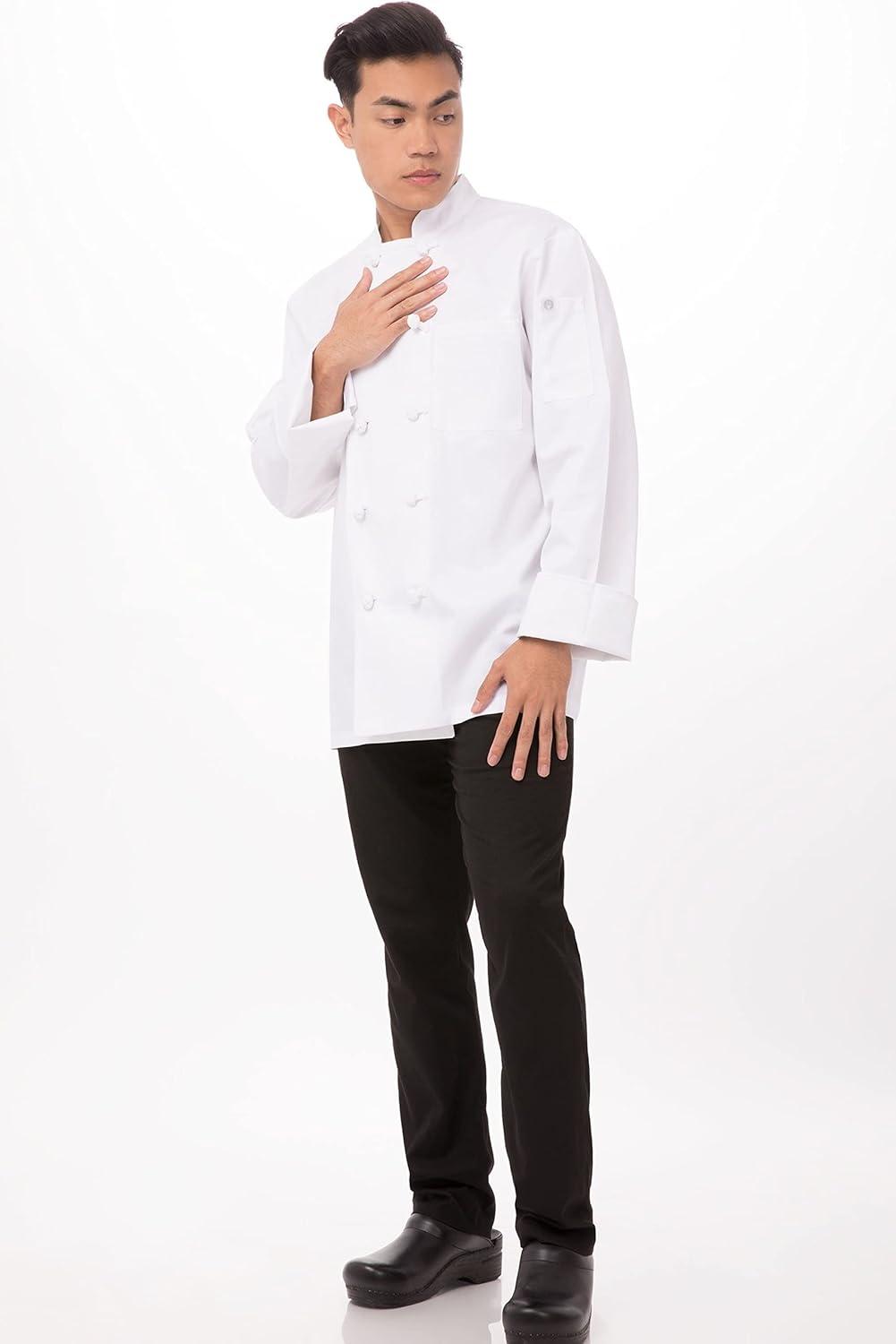 imageChef Works Mens Montreaux Executive Chef CoatWhite